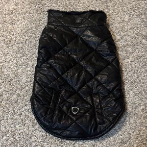 NWT SilverPaw Faux Leather Dog Jacket Large